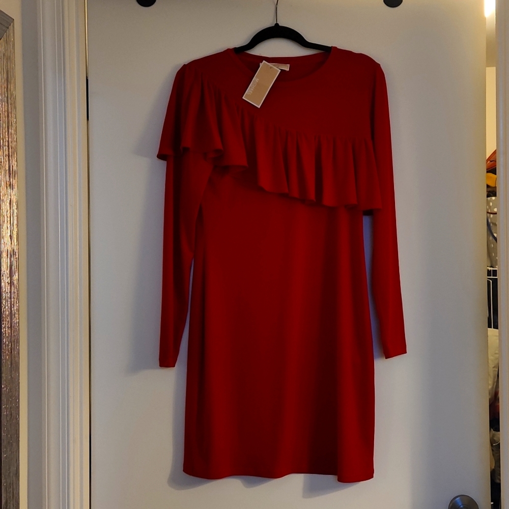 Michael Kors Long Sleeve Bodycon Dress